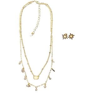 JULES SMITH 
Radiant Goddess Necklace & Earring Set, NWT
